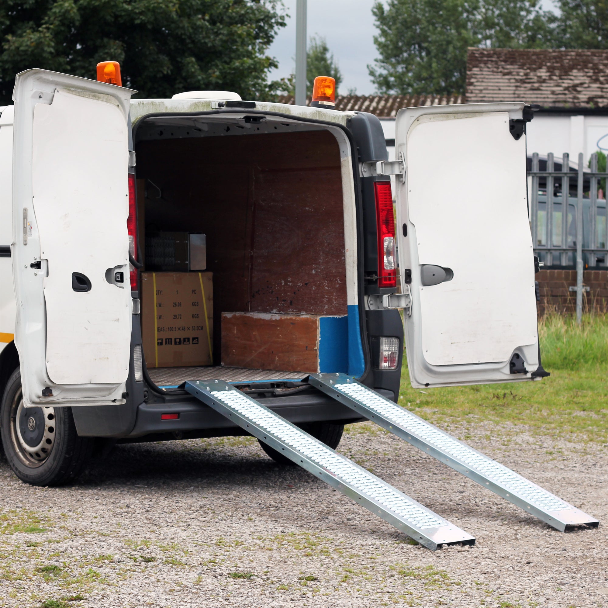 Loading Ramps 1.85m (Set of 2) Heavy Duty 400KG Loading Capacity