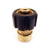 M22 Female Screw Coupling to 3/8" (14.8mm) Quick Release Female Coupling