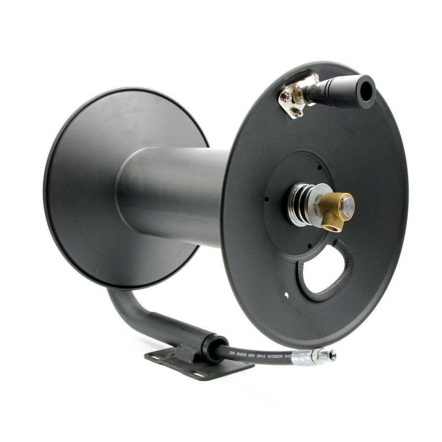 Enrouleur de tuyau haute pression (200 pieds / 60 m) - Base fixe