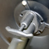 Enrouleur de tuyau haute pression, base fixe avec tuyau en caoutchouc robuste de 5/16"