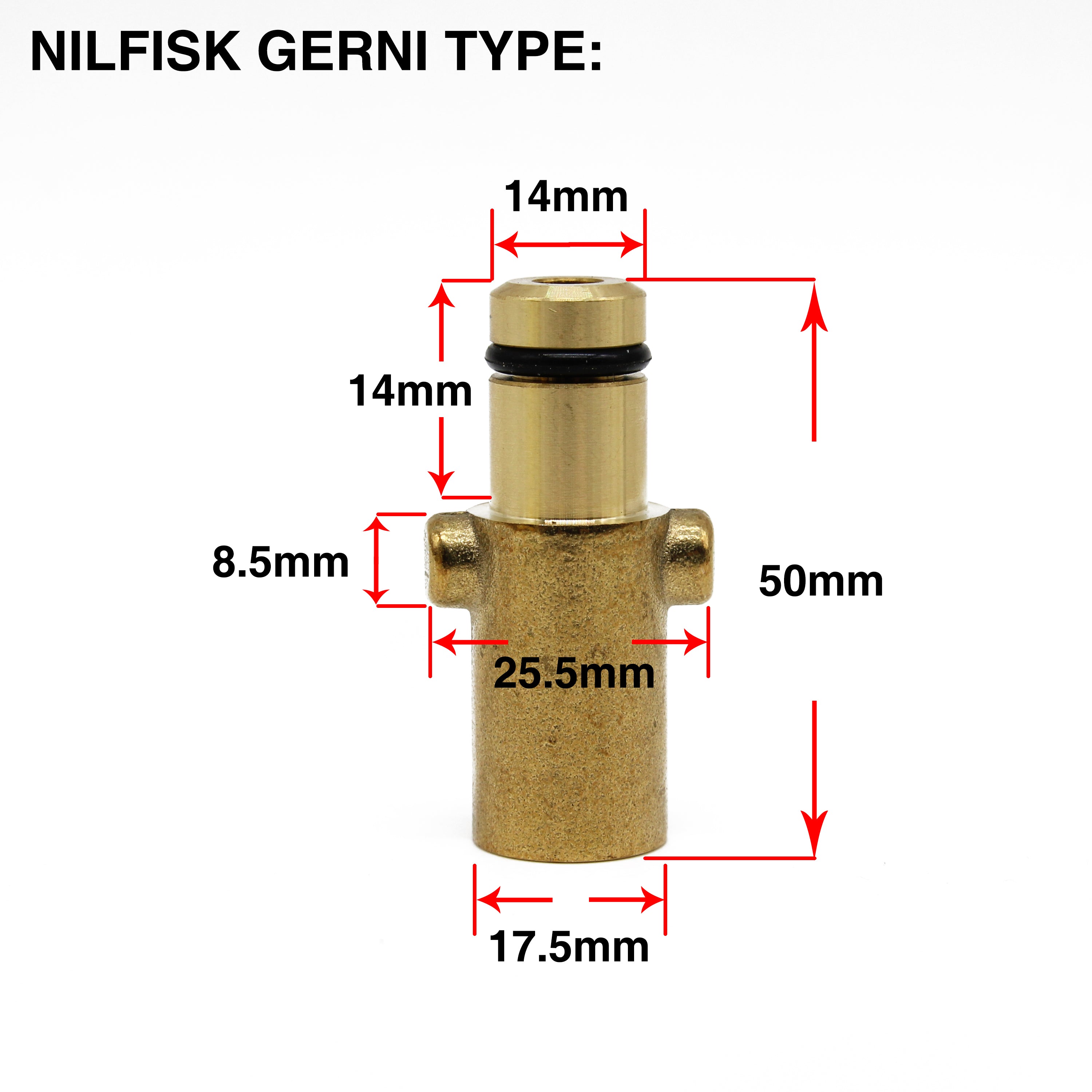 Snow Foam Lance Spray Nozzle - Variable Nozzle for Bosch, Karcher, Kew Industrial, Lavor, Nilfisk Alto, Nilfisk Gerni