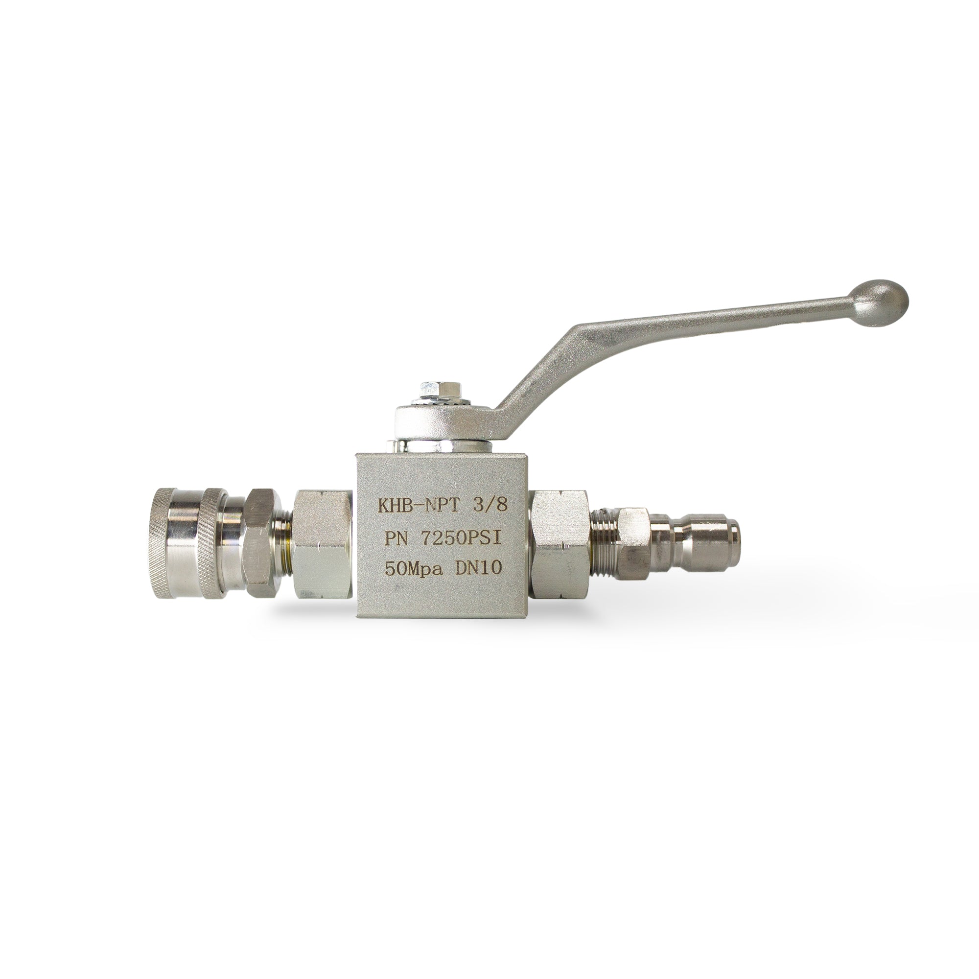 Ball valve High-Pressure On / Off Tap 7250 psi rated | Equip2Clean