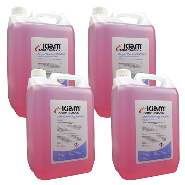 20 Litre (4x5L) Carpet and Upholstery Cleaning Spotting Solution